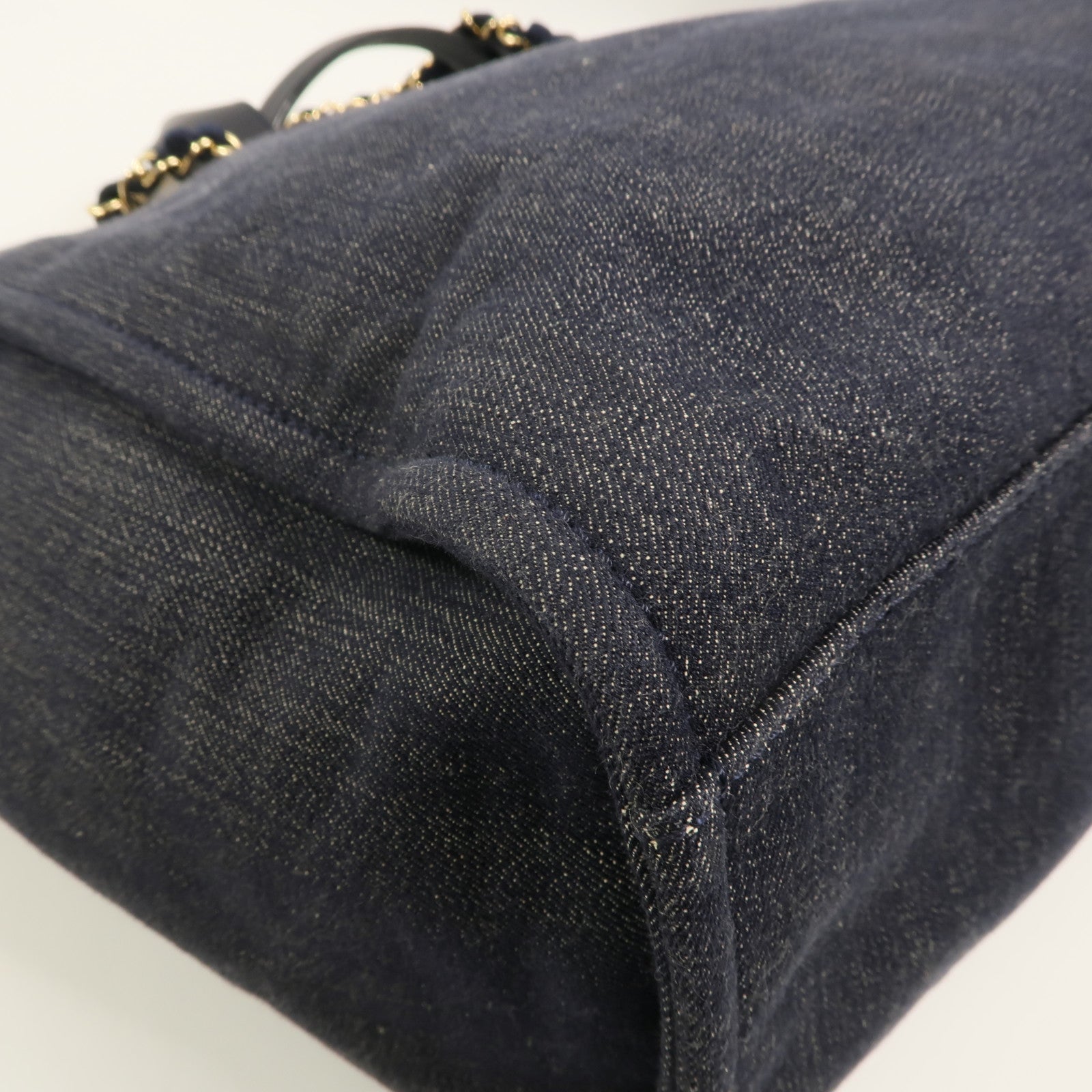 CHANEL 帆布Deauville Tote Bag手挽肩背兩用袋