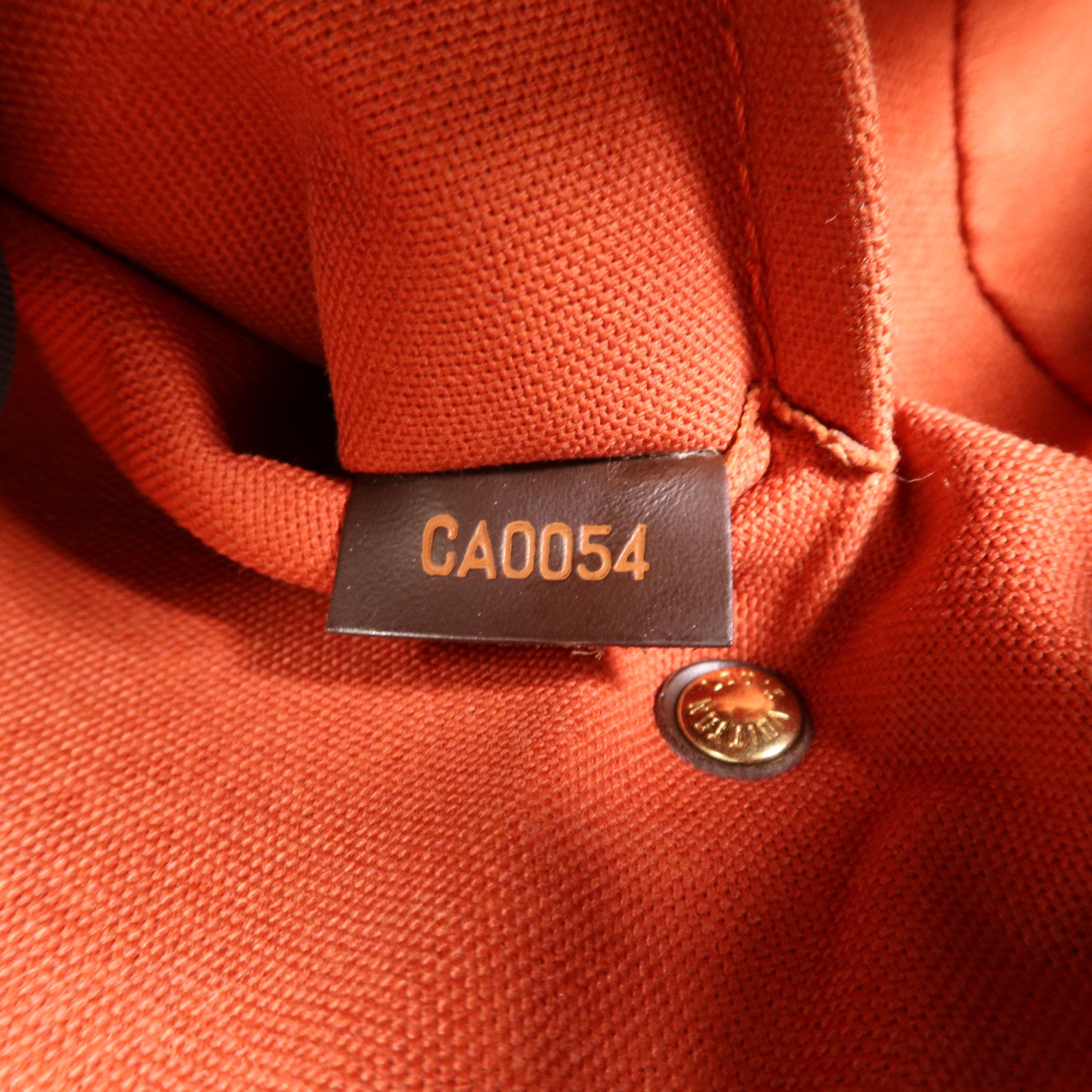 LOUIS VUITTON Damier Ribera MM金扣手挽袋