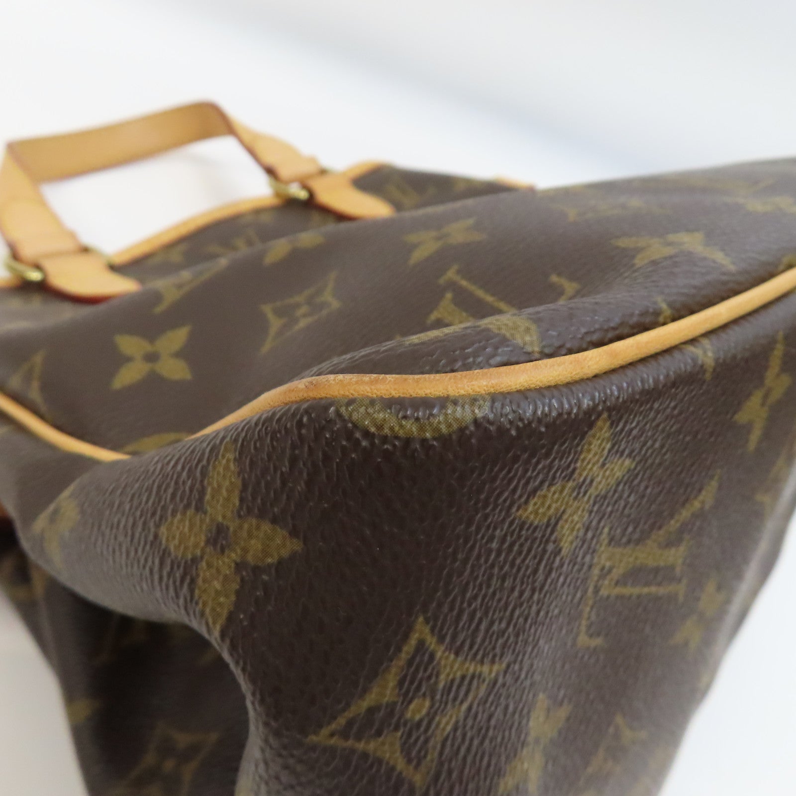 LOUIS VUITTON 【激減優惠】Monogram Batignolles金扣手挽袋啡色
