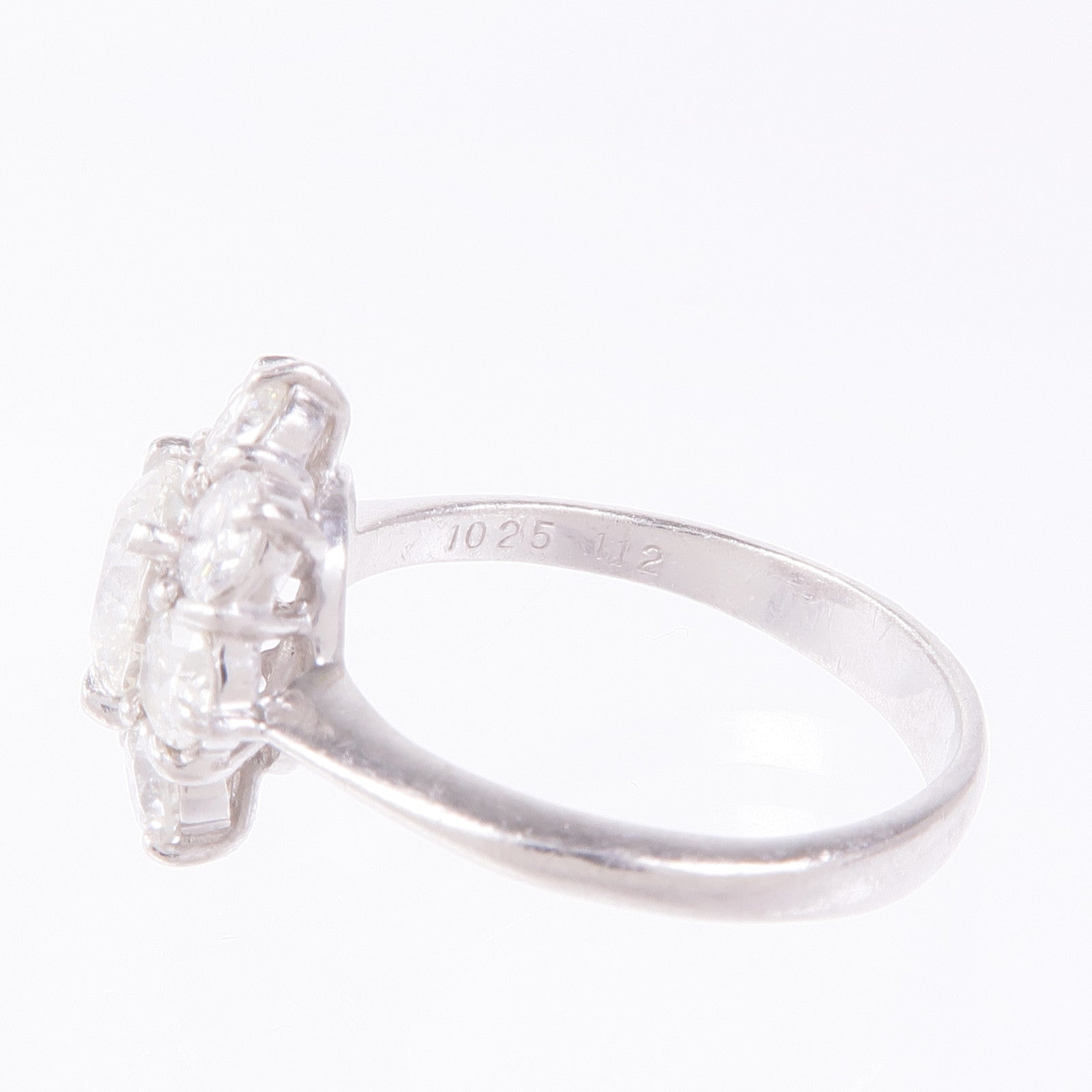 JEWELRY PT900鉑金Diamond Ring鑽石戒指US#6.25