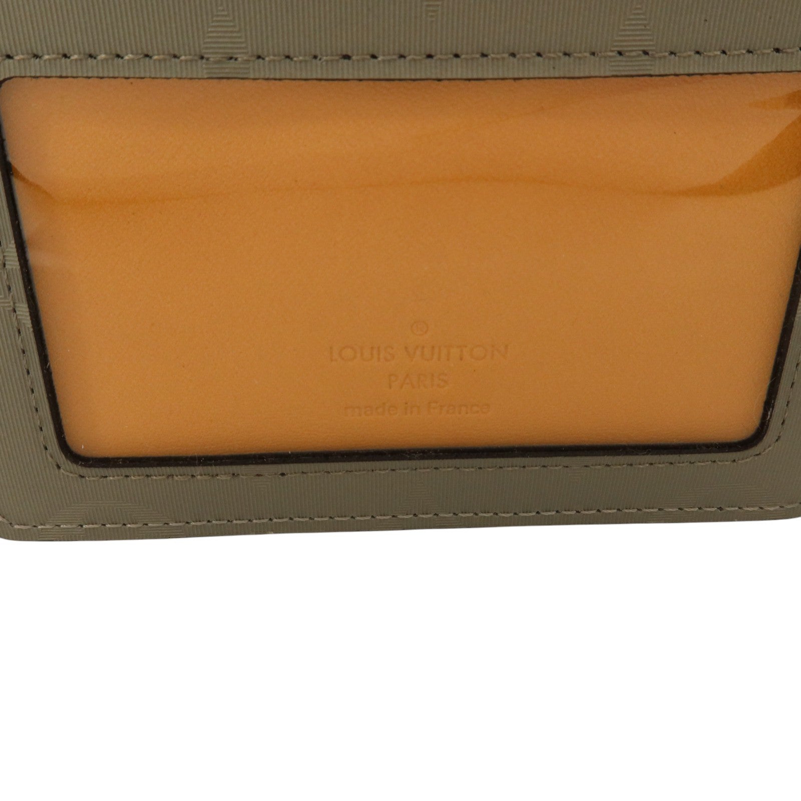 LOUIS VUITTON Monogram Titanium Cosmos Id Holder Necklace Card Wallet卡片套