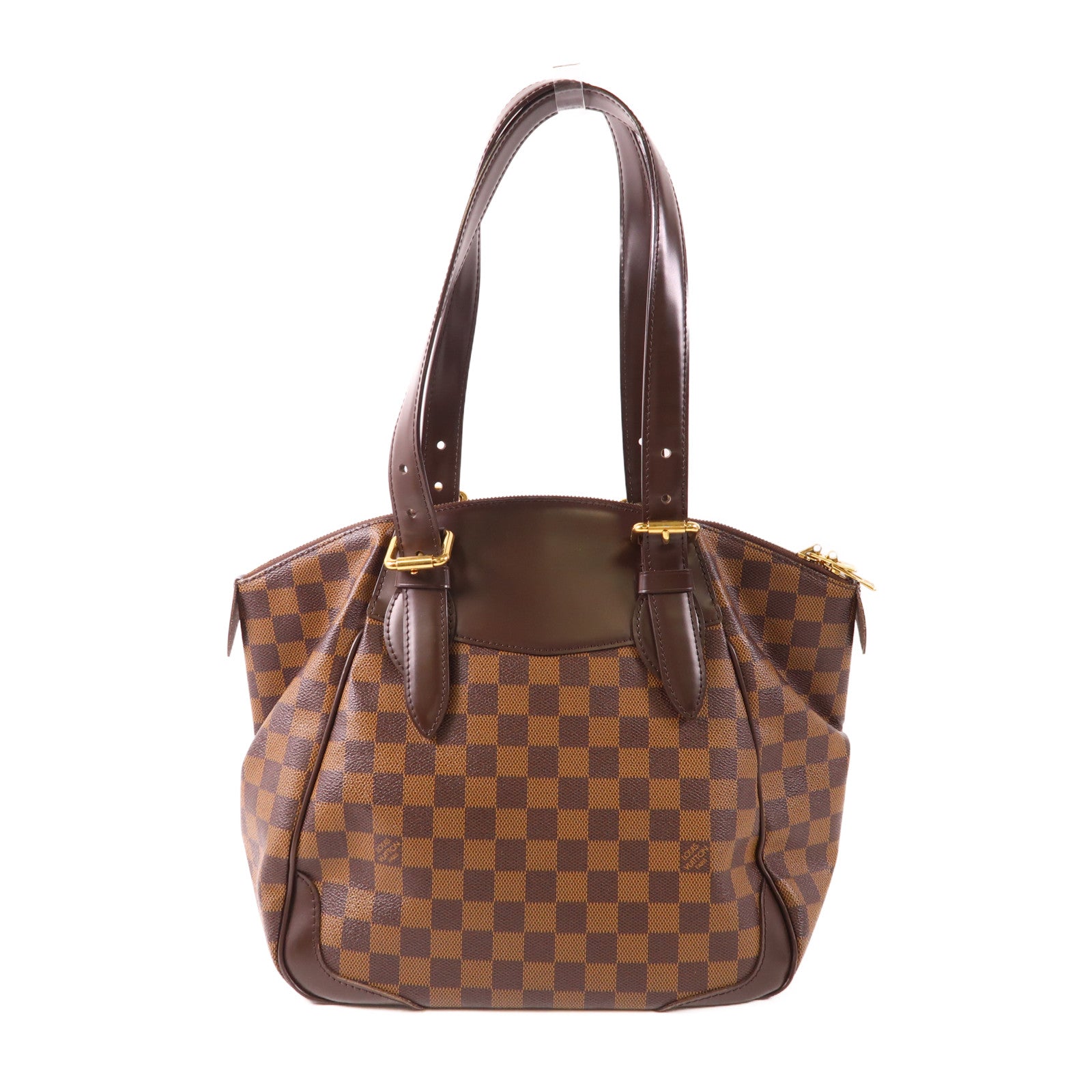 LOUIS VUITTON Damier Verona GM金扣肩背袋