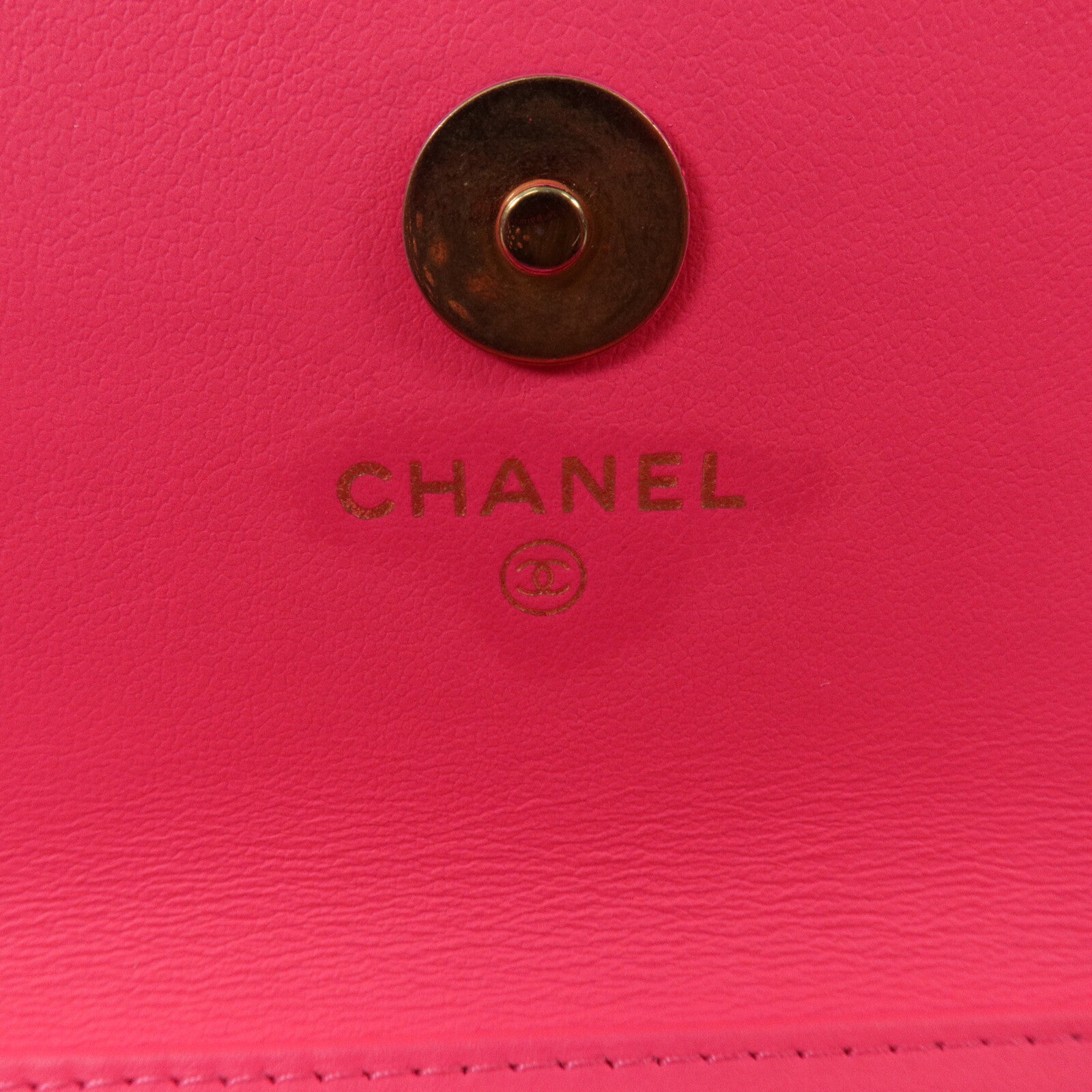 CHANEL 牛皮皮革Chain Shoulder鏈帶肩背袋