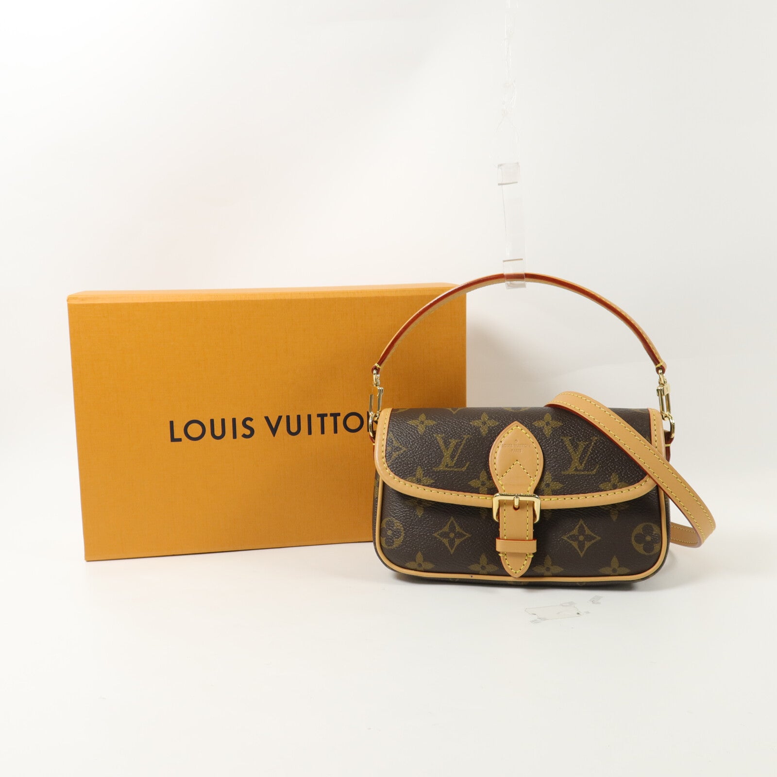 LOUIS VUITTON Monogram Nano Diane手挽肩背兩用袋