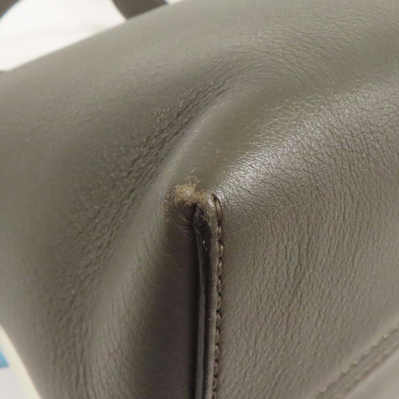 FENDI 牛皮皮革Shoulder Bag銀扣手挽肩背兩用袋