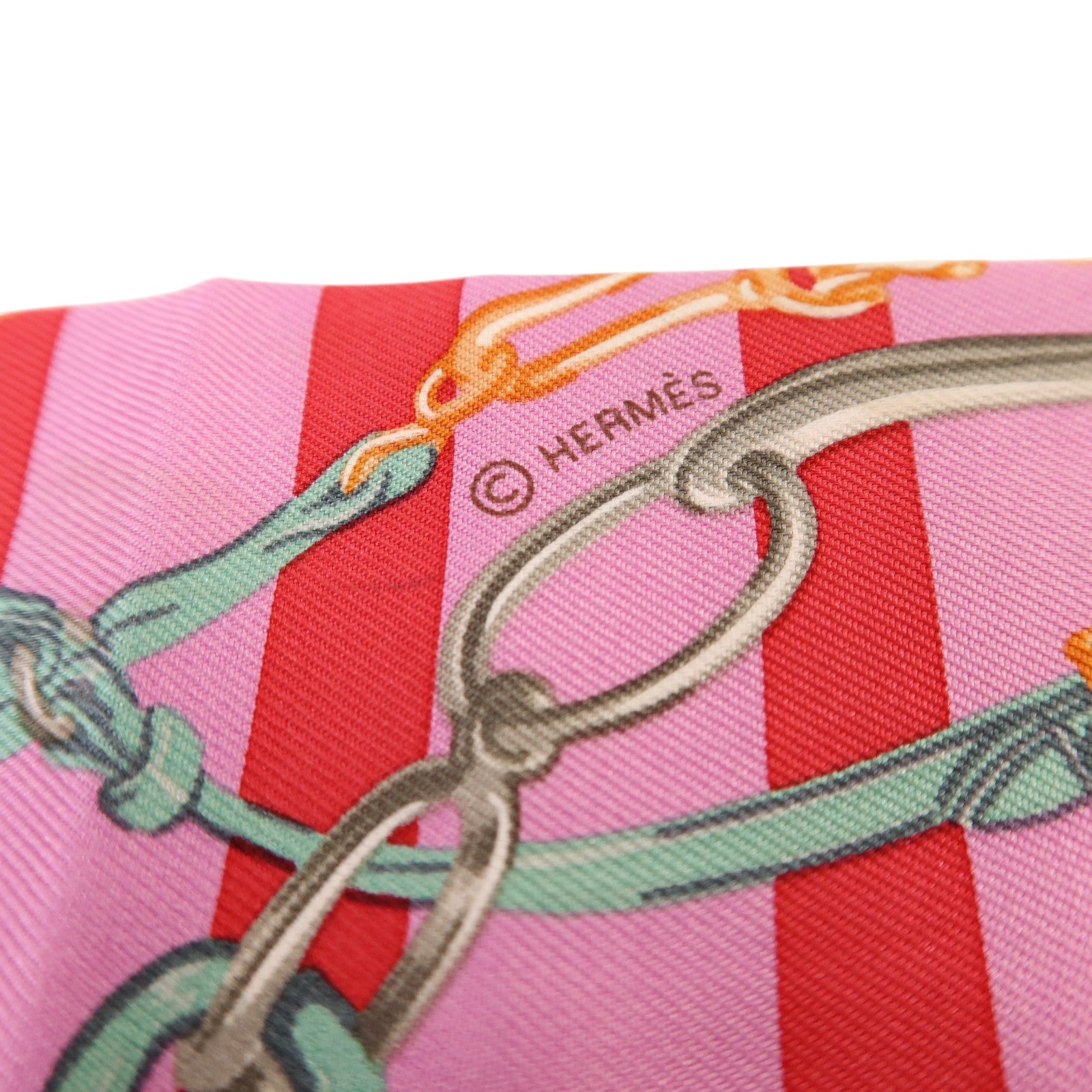 HERMES 絲質Twilly絲巾