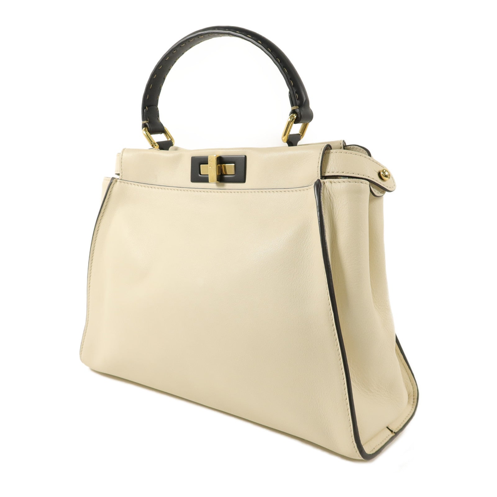 FENDI 牛皮皮革Peekaboo Medium手挽肩背兩用袋