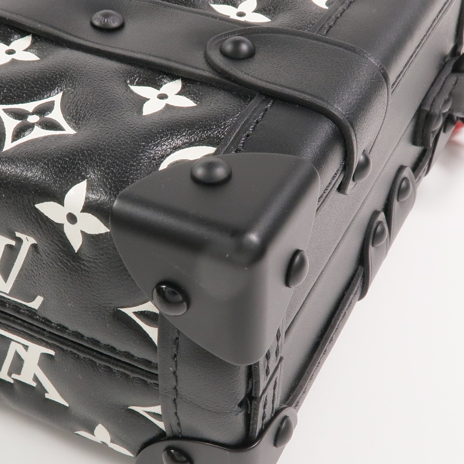 LOUIS VUITTON 羊皮皮革Petite Malle手挽肩背兩用袋