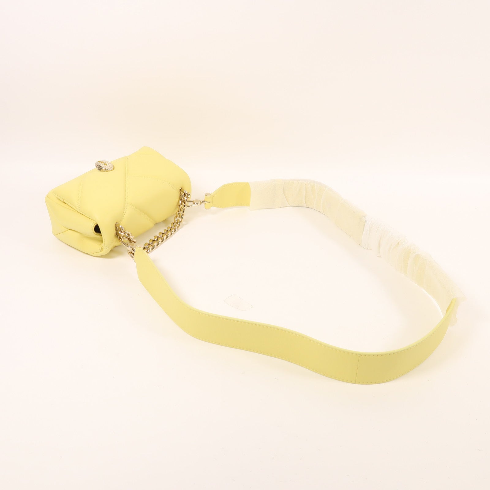 BVLGARI 牛皮皮革2 Way Shoulder金扣手挽肩背兩用袋