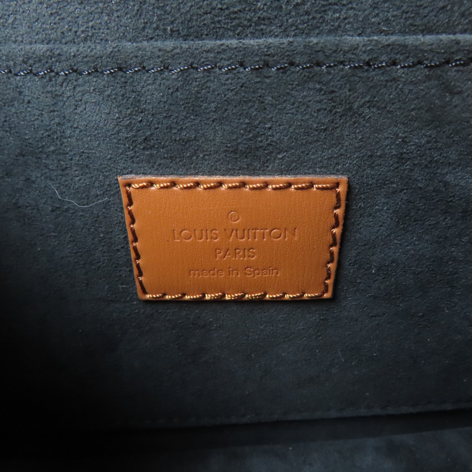LOUIS VUITTON Monogram Reverse Dauphine MM金扣肩背袋啡色