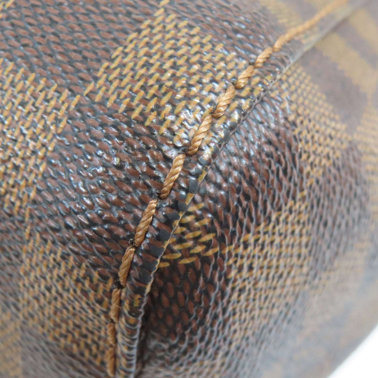 LOUIS VUITTON Damier Portobello PM金扣手挽袋