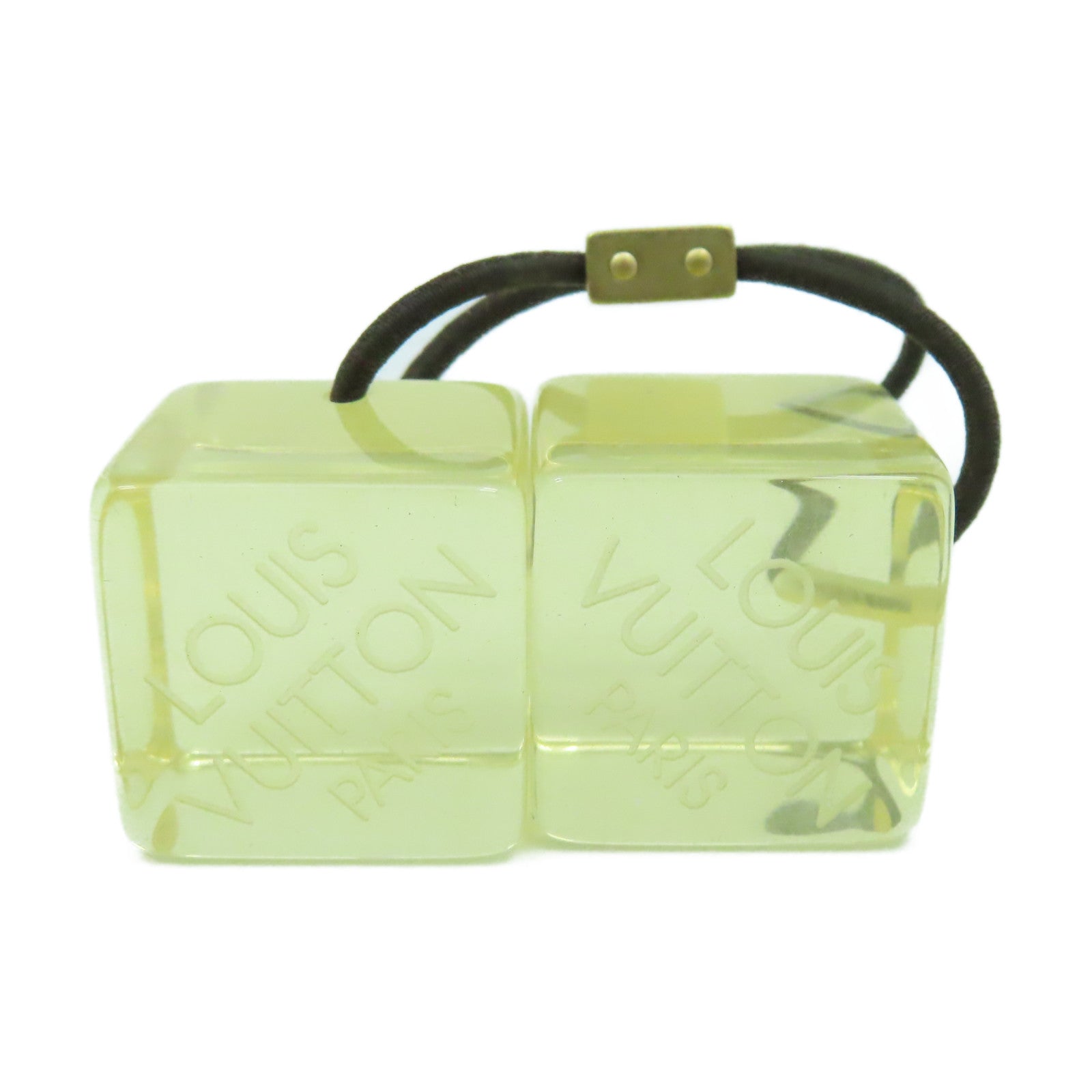 LOUIS VUITTON 【激減優惠】PVC Hair Cubes髮圈半透明米色