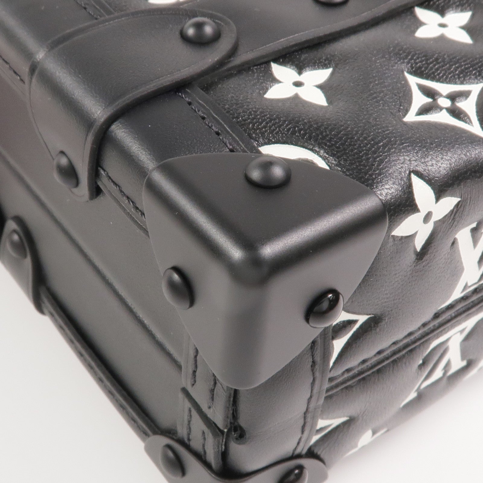 LOUIS VUITTON 羊皮皮革Petite Malle手挽肩背兩用袋