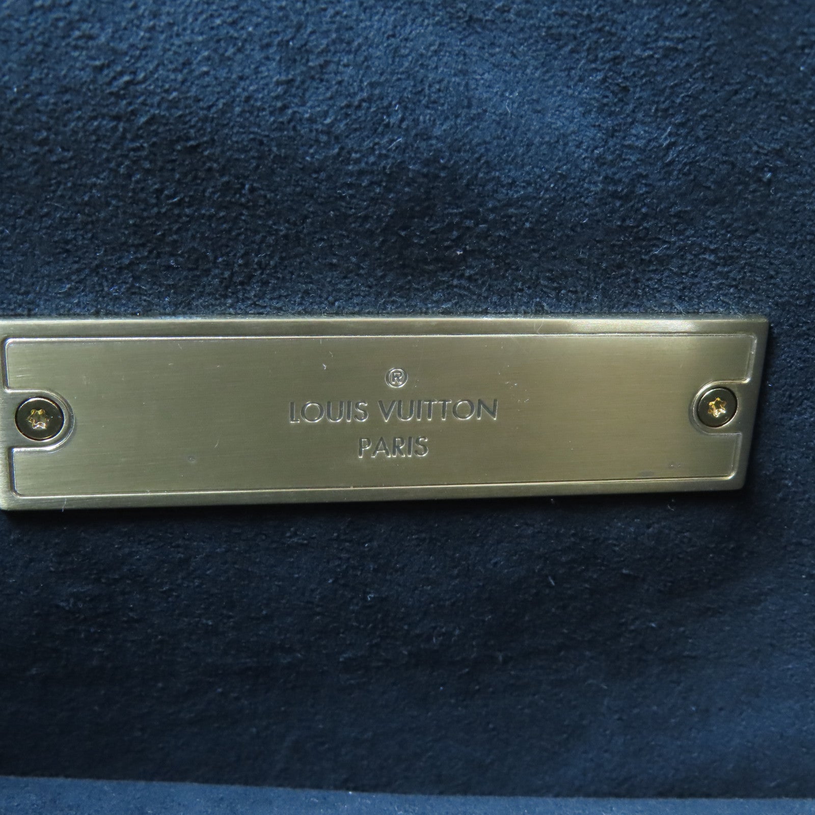 LOUIS VUITTON Monogram Reverse Dauphine MM金扣肩背袋啡色