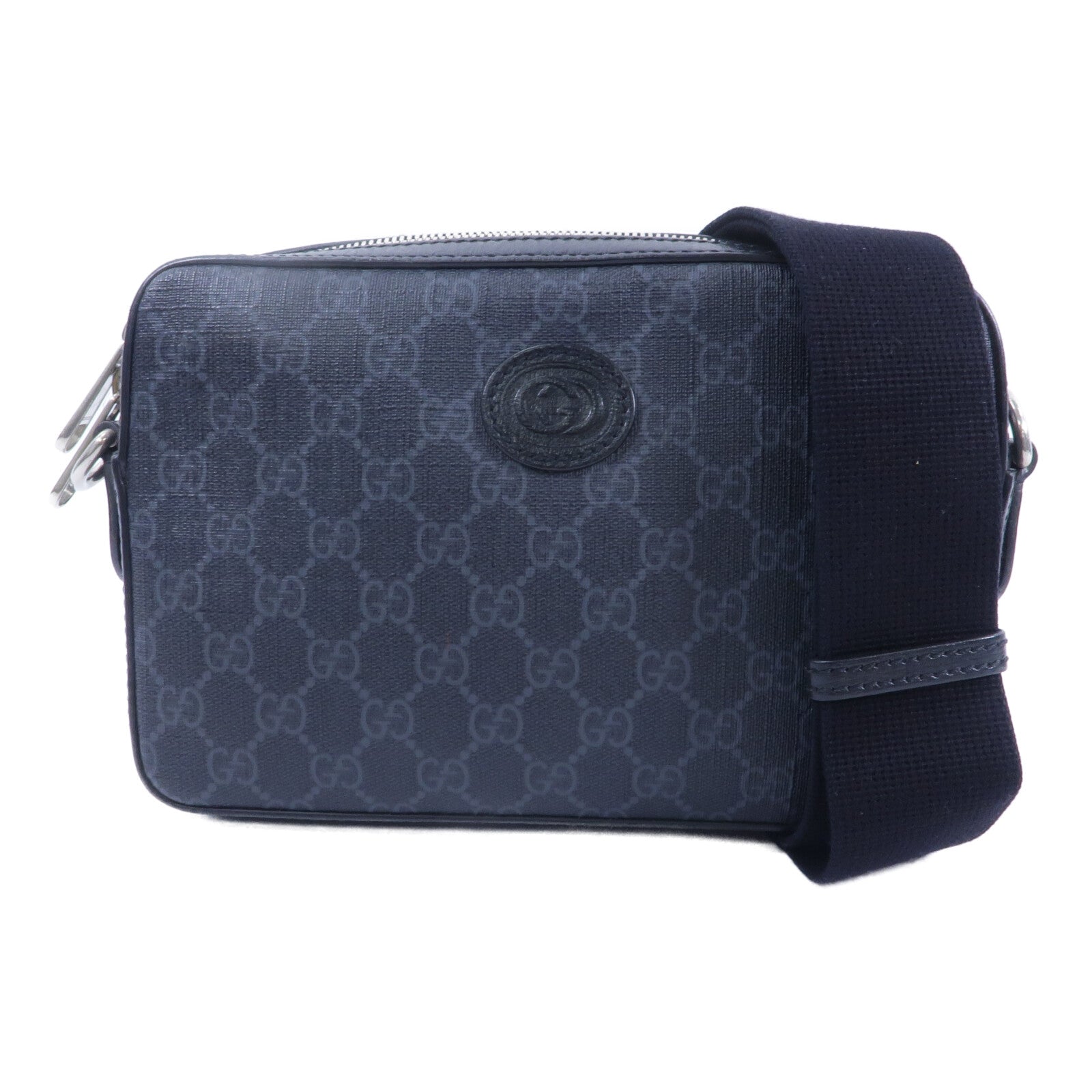 GUCCI 塗層帆布GG Supreme Shoulder Bag肩背袋