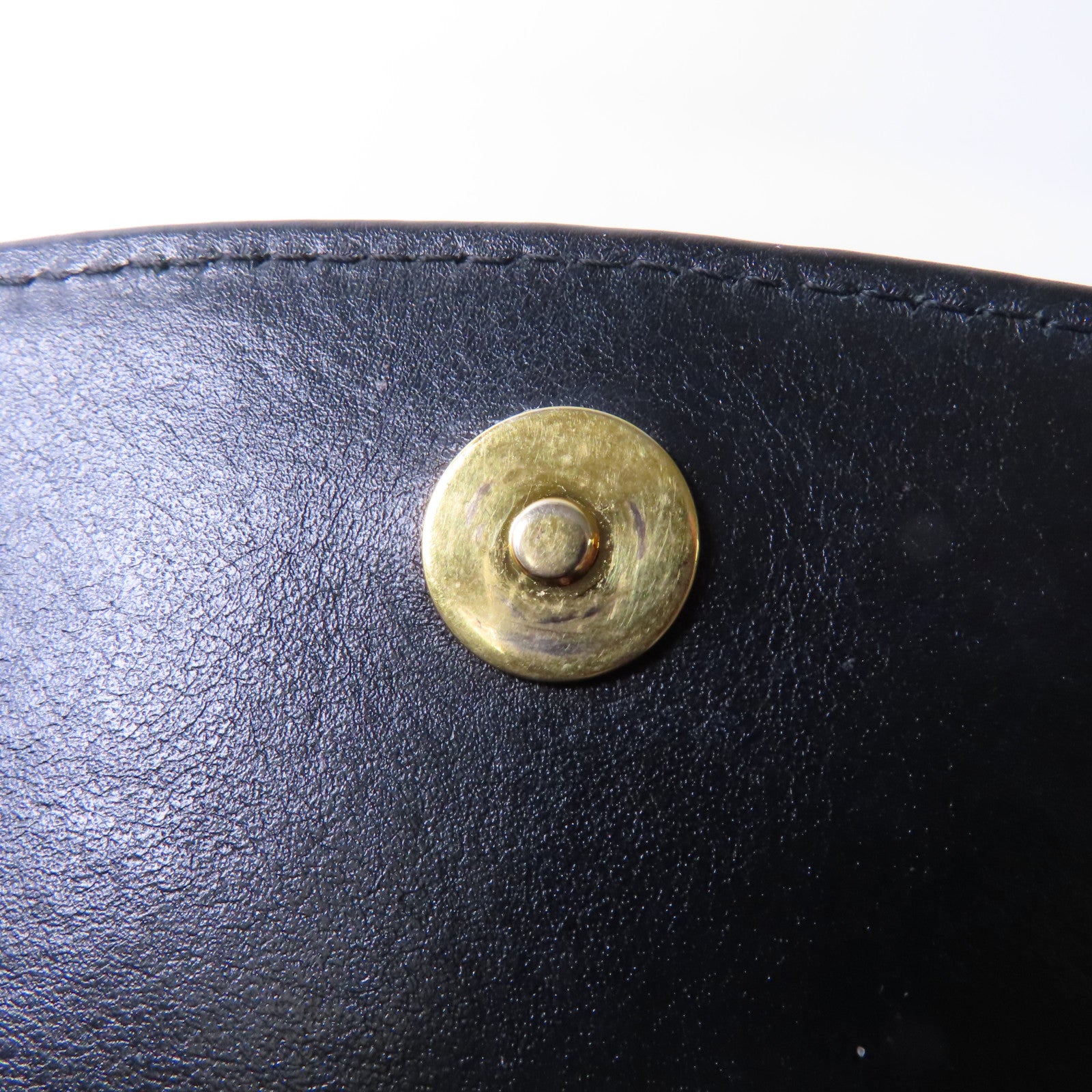 CHANEL 菱格羊皮皮革Chain Shoulder金扣鏈帶肩背袋黑色