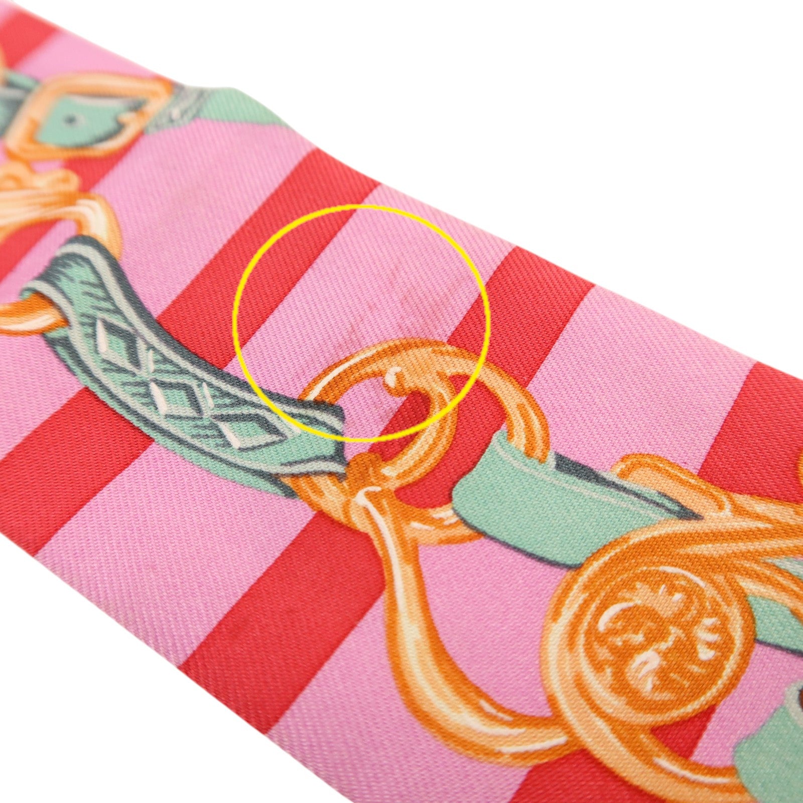 HERMES 絲質Twilly絲巾