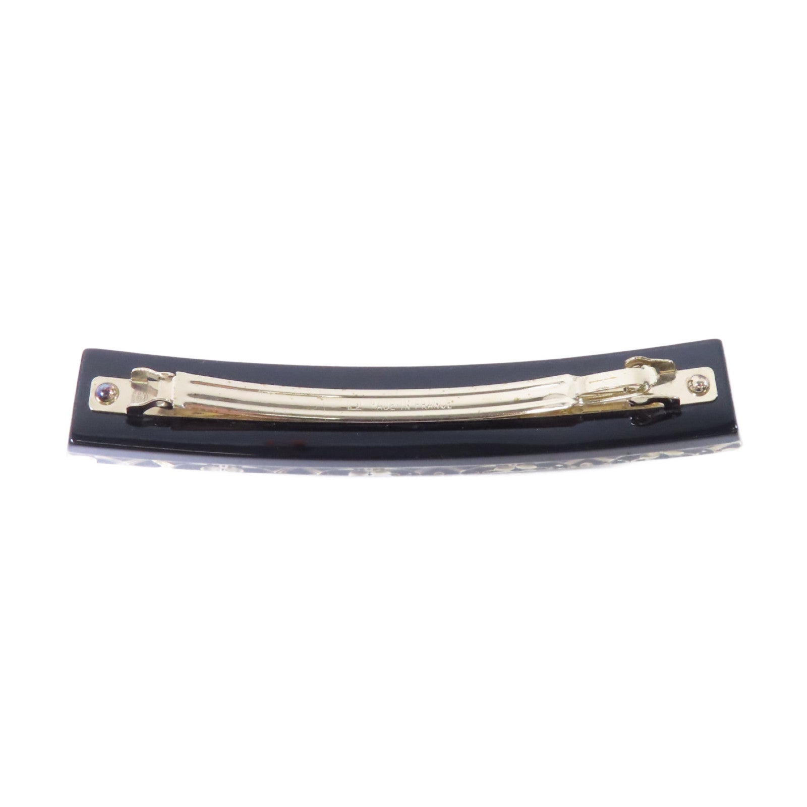 CHANEL PVC Hair Clip髮夾黑色