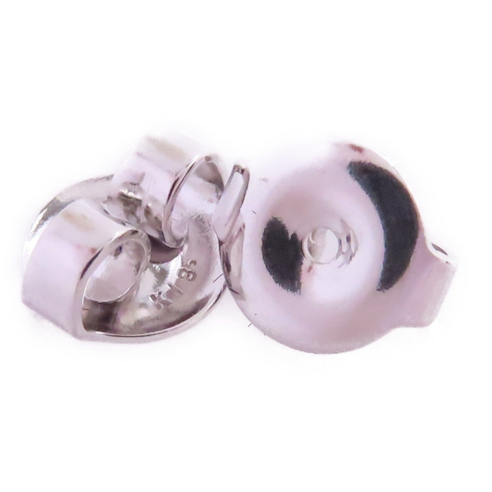 MIKIMOTO 18K白金/珍珠/鑽石Pearl Diamond Earrings耳環