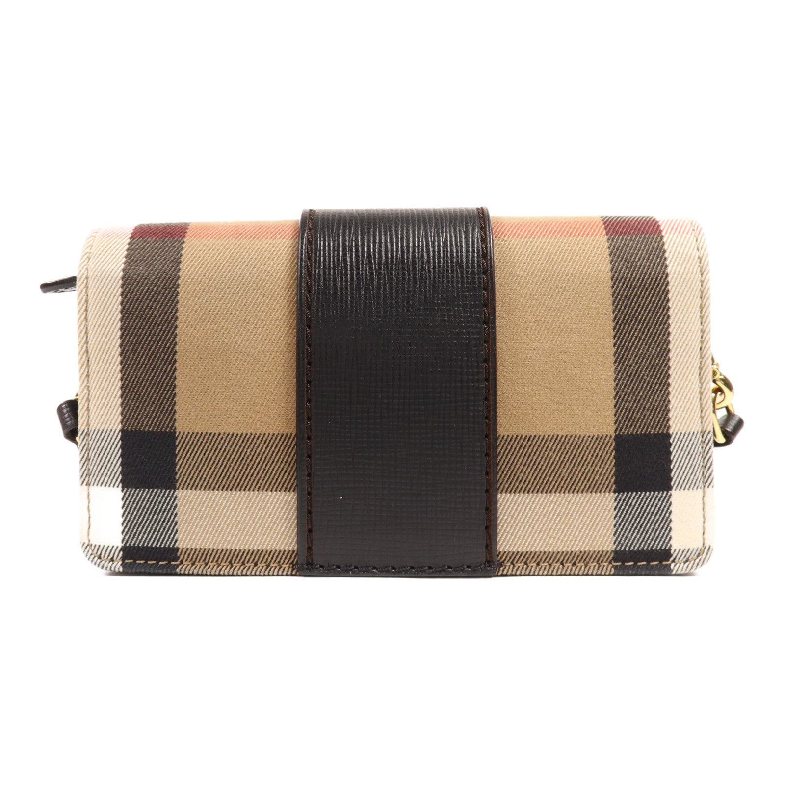 BURBERRY 帆布Shoulder Bag金扣肩背袋