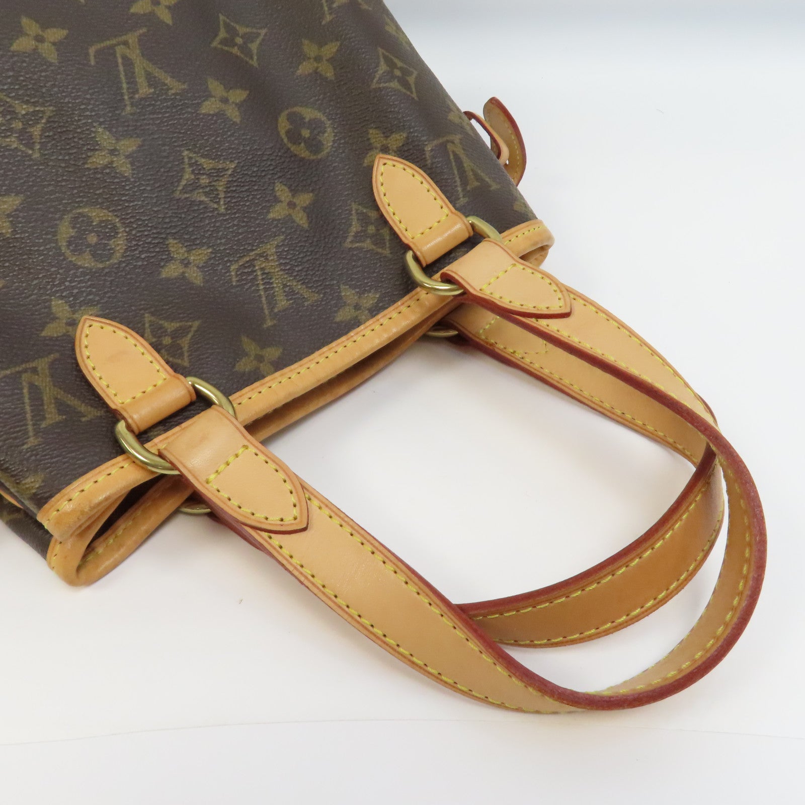 LOUIS VUITTON 【激減優惠】Monogram Batignolles金扣手挽袋啡色
