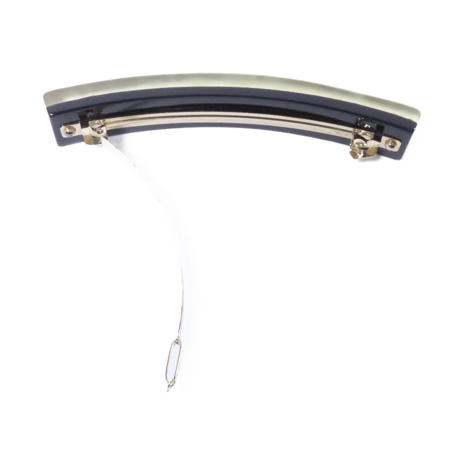 CHANEL PVC Hair Clip髮夾黑色