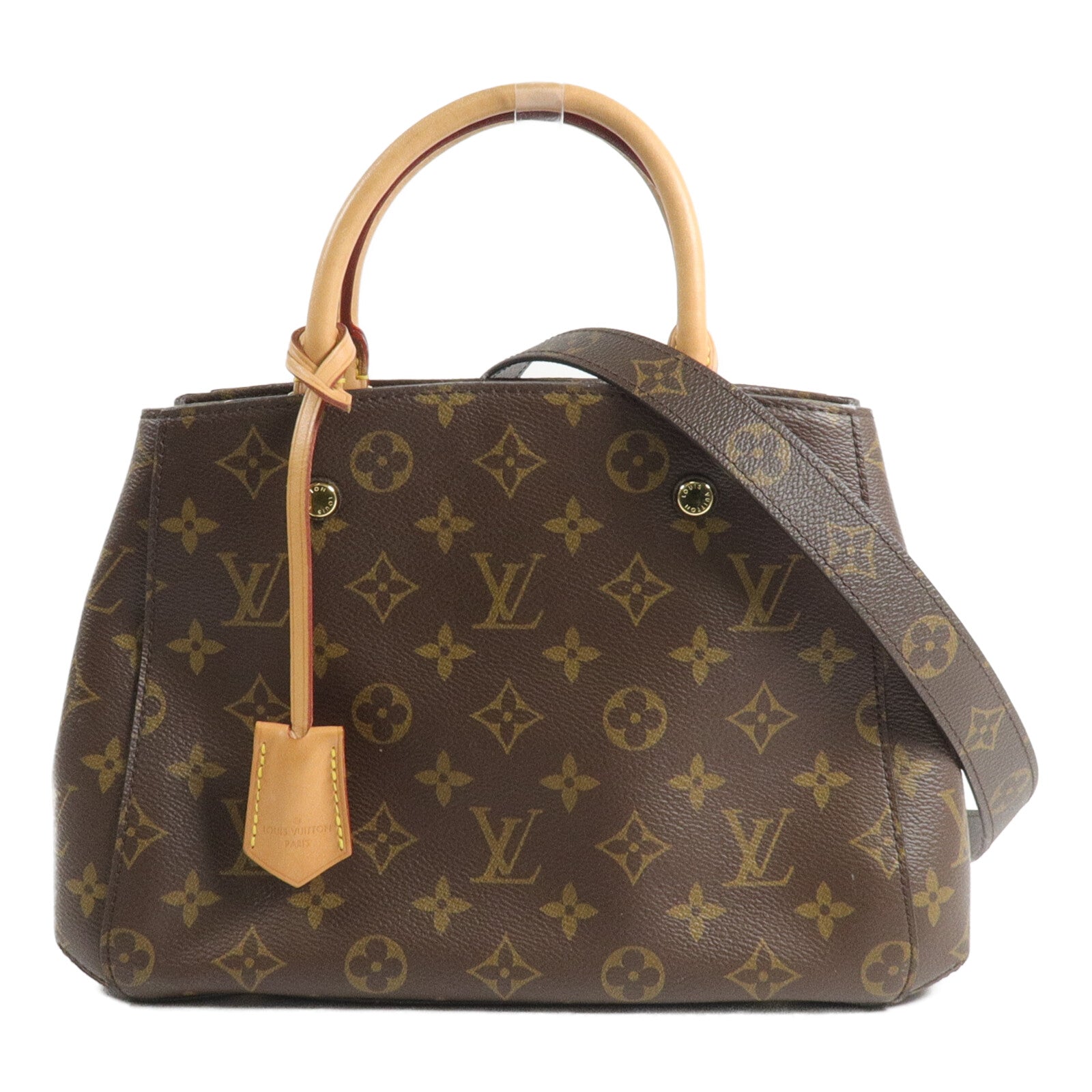 LOUIS VUITTON Monogram Montaigne BB手挽肩背兩用袋