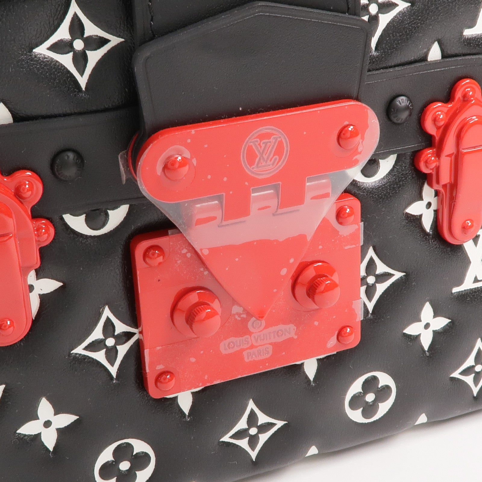 LOUIS VUITTON 羊皮皮革Petite Malle手挽肩背兩用袋