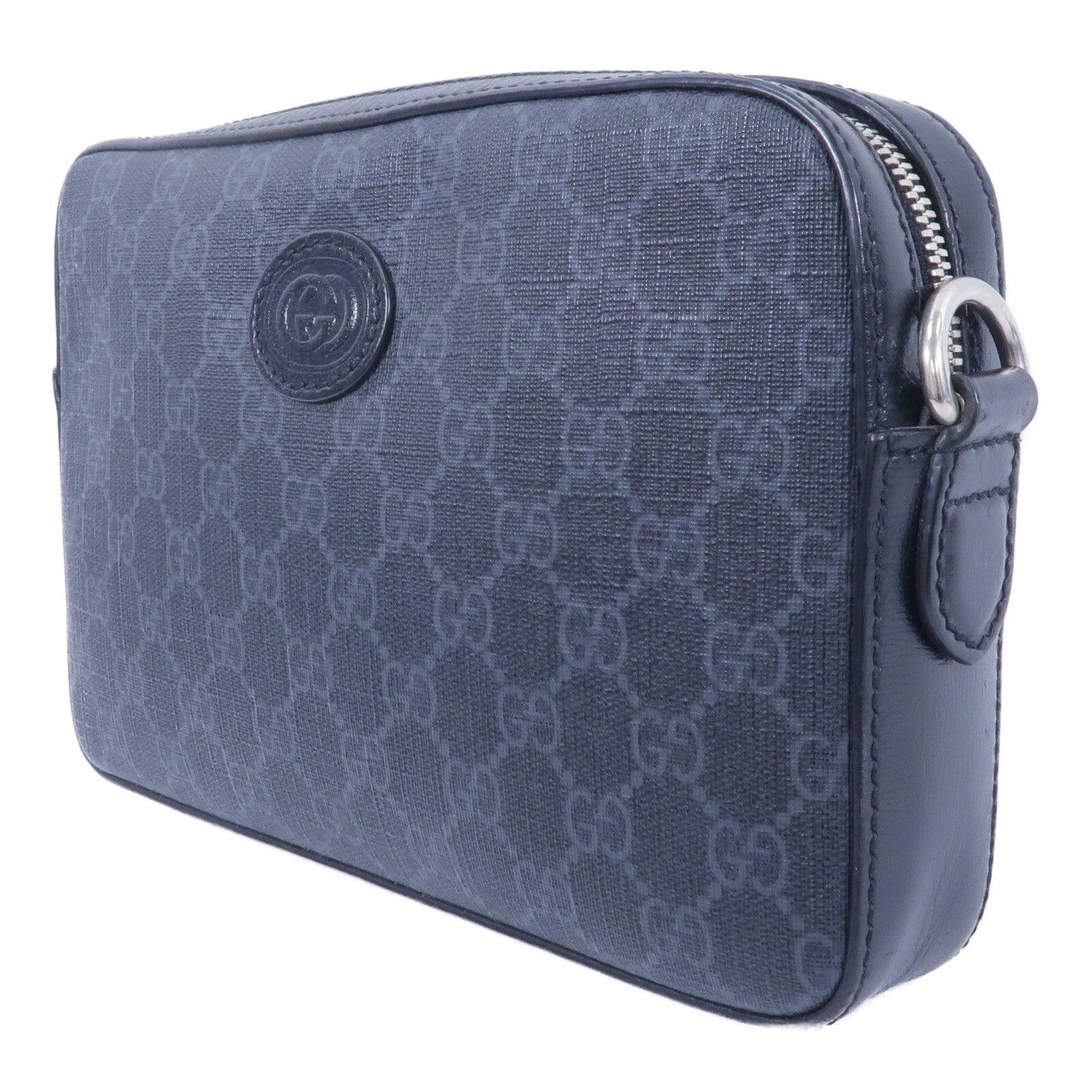 GUCCI 塗層帆布GG Supreme Shoulder Bag肩背袋
