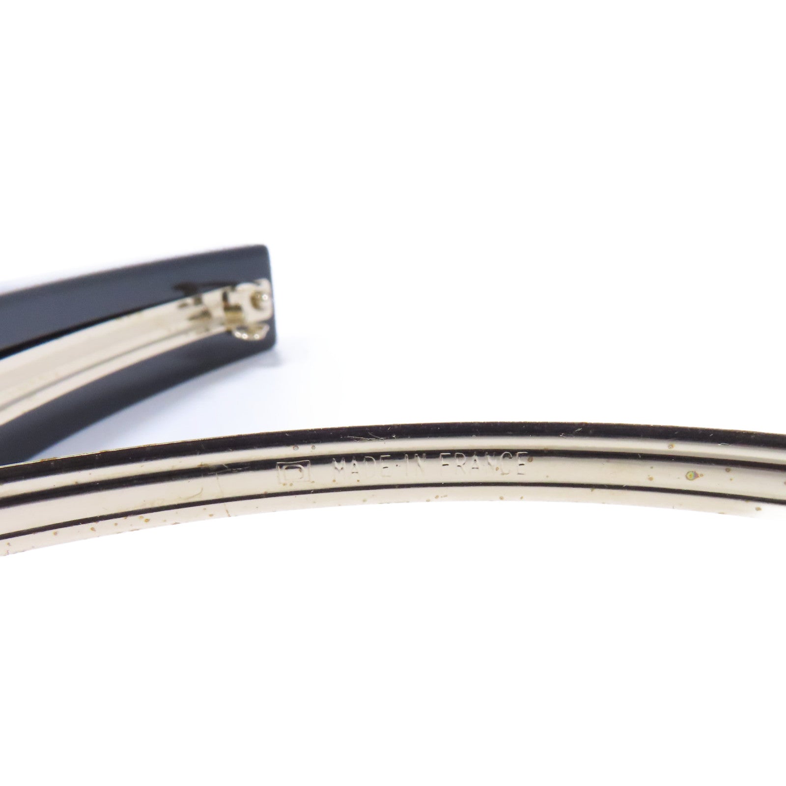 CHANEL PVC Hair Clip髮夾黑色