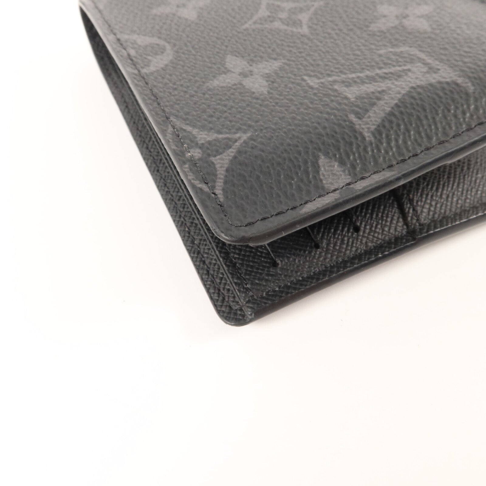 LOUIS VUITTON Monogram Eclipse Multiple錢包