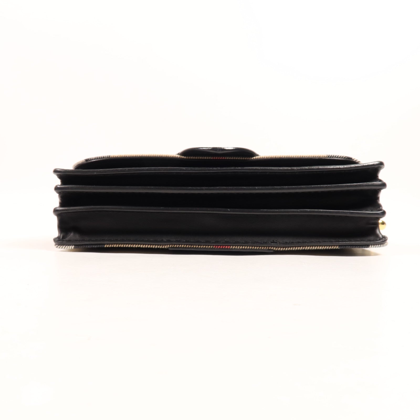BURBERRY 帆布Shoulder Bag金扣肩背袋