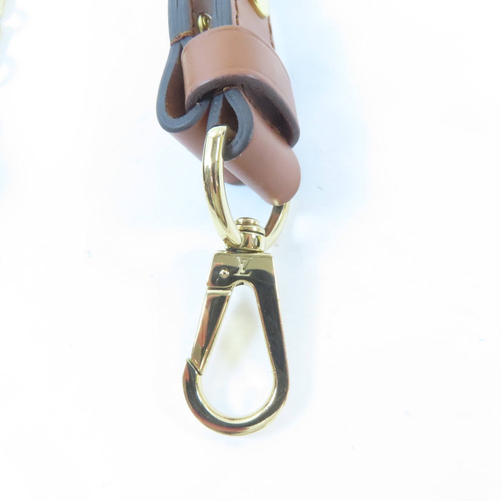 LOUIS VUITTON Monogram Reverse Dauphine MM金扣肩背袋啡色