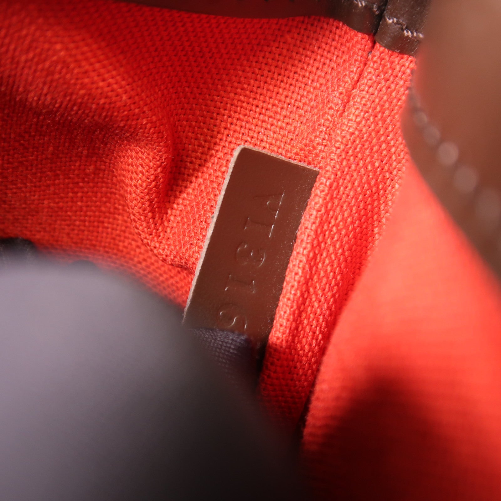 LOUIS VUITTON Damier Verona GM金扣肩背袋