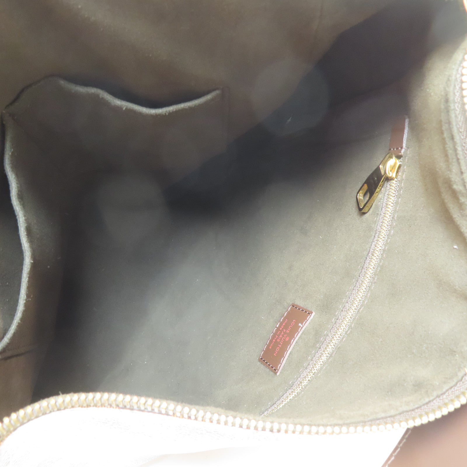 LOUIS VUITTON Damier Portobello PM金扣手挽袋