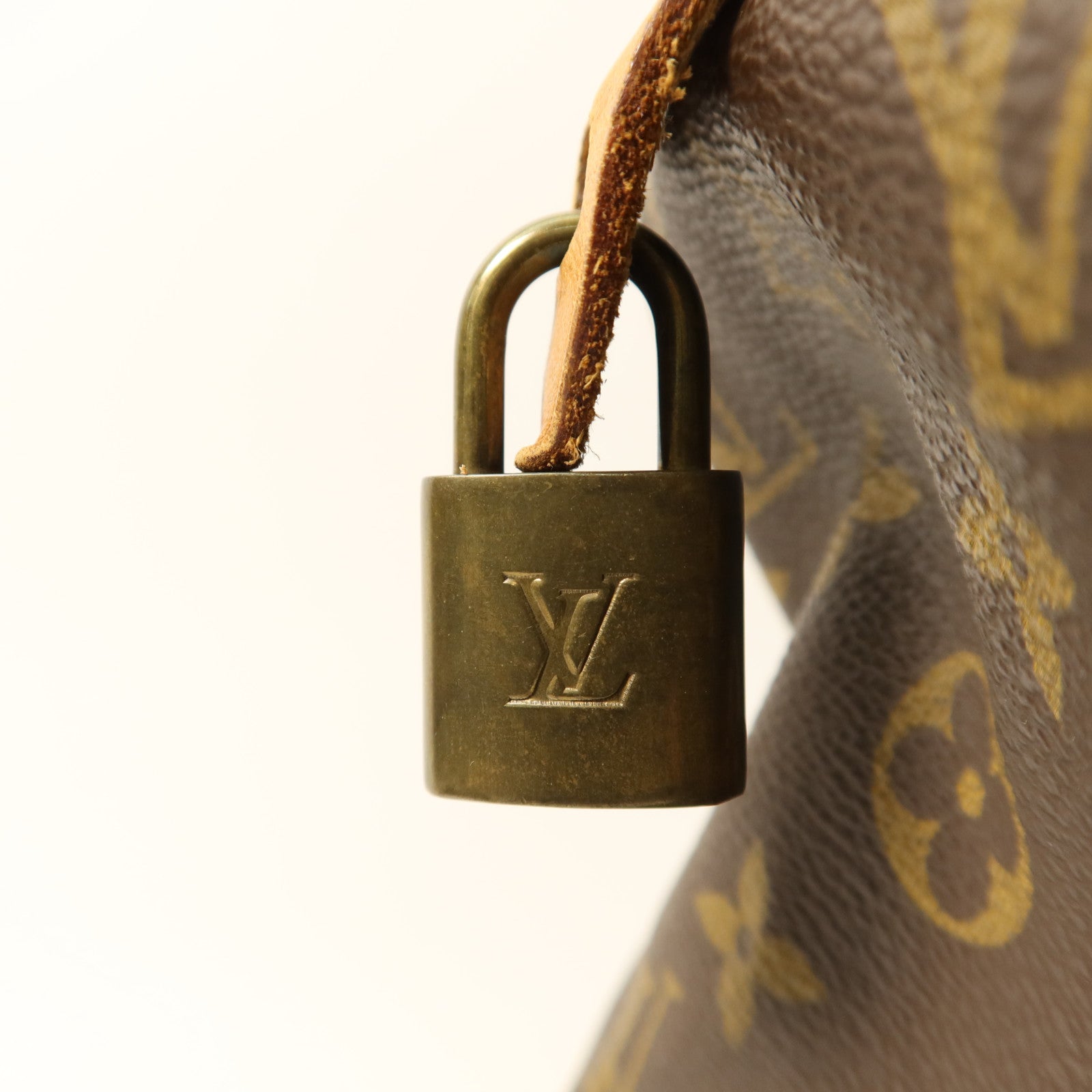 LOUIS VUITTON Monogram Speedy 30金扣手挽袋