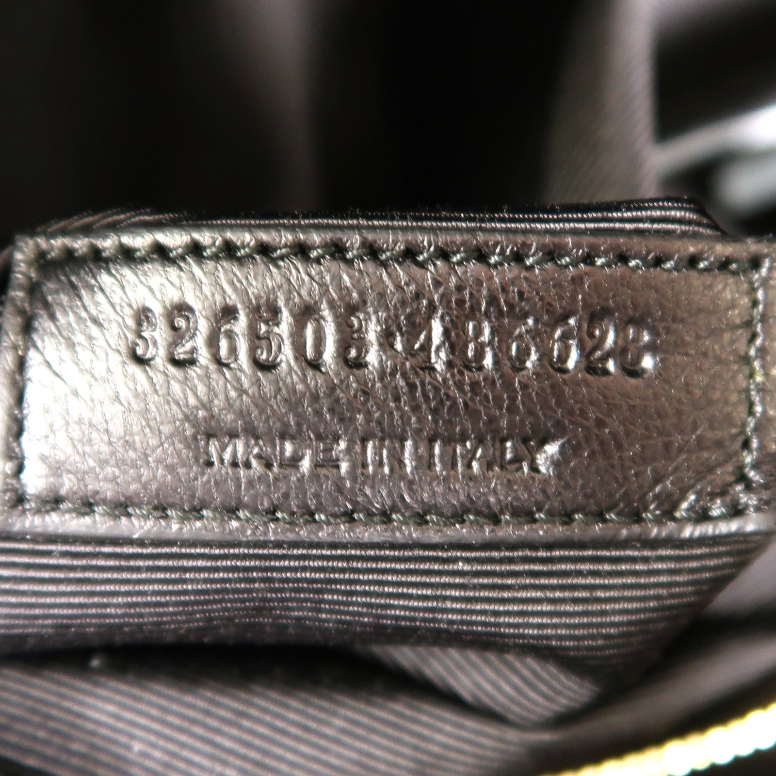 SAINT LAURENT 皮革Boston Bag金扣手挽肩背兩用袋