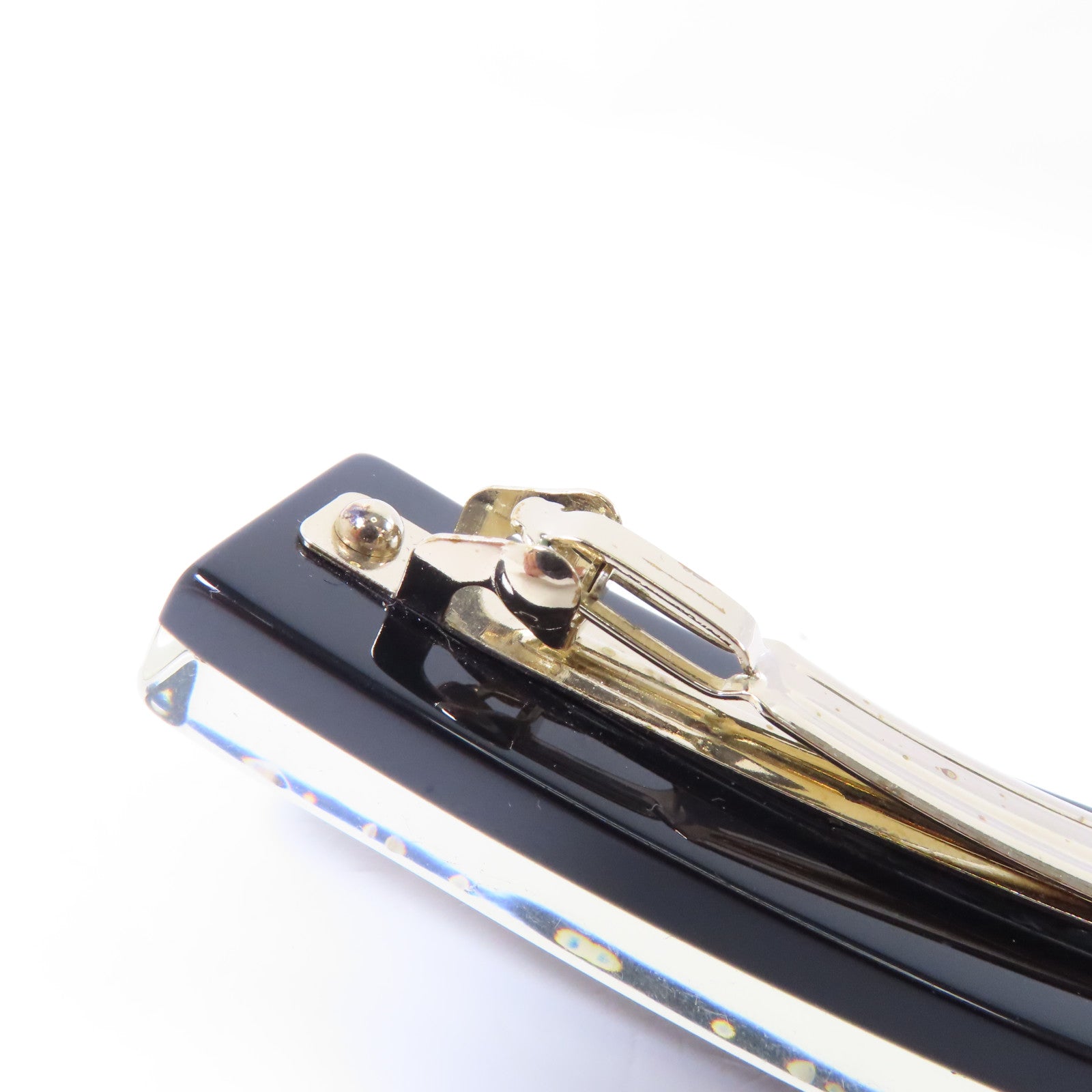 CHANEL PVC Hair Clip髮夾黑色
