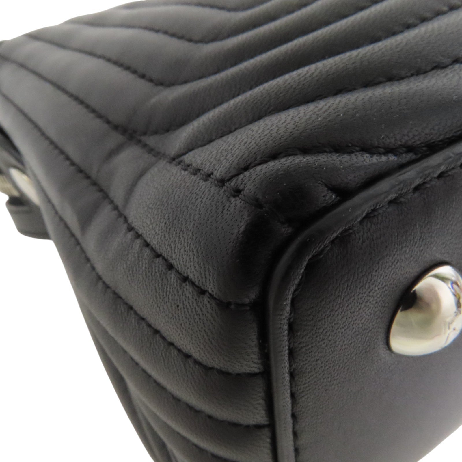 FENDI 牛皮皮革Dotcom Bag銀扣手挽肩背兩用袋