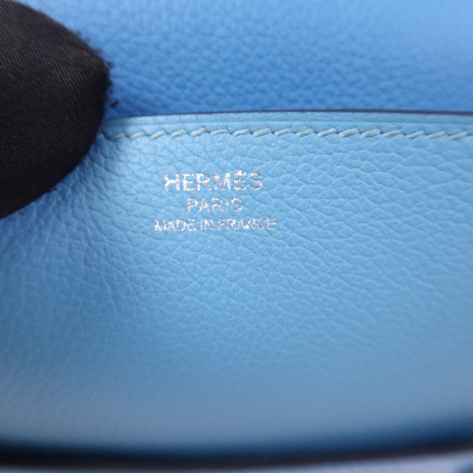 HERMES 【激減優惠】Evercolor皮革Twins銀扣肩背袋Rose Azalee/Menthe