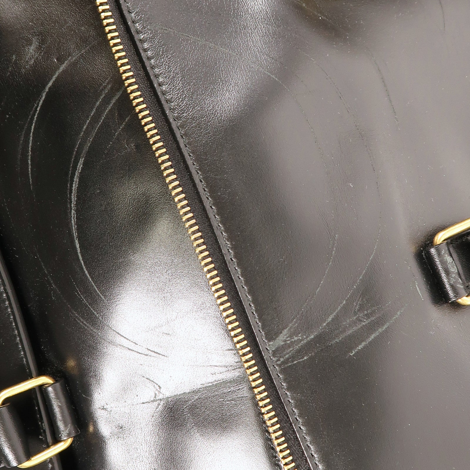 SAINT LAURENT 皮革Boston Bag金扣手挽肩背兩用袋