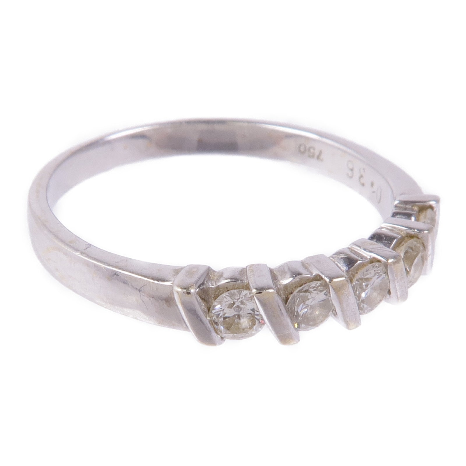 JEWELRY 18K白金Diamond Ring鑽石戒指US#7