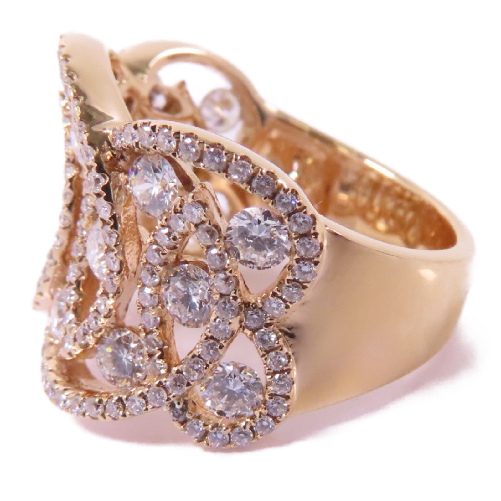 JEWELRY 18K玫瑰金Diamond Ring 2.24ct鑽石戒指US#6.75