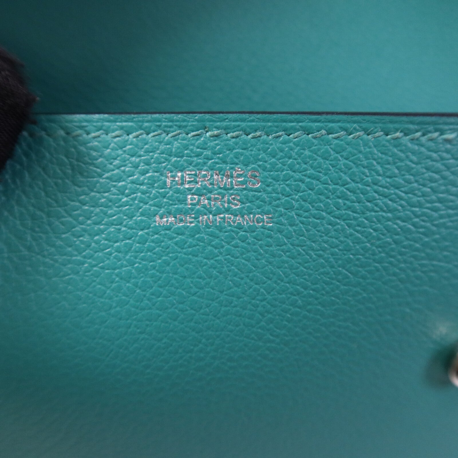 HERMES 【激減優惠】Evercolor皮革Twins銀扣肩背袋Rose Azalee/Menthe