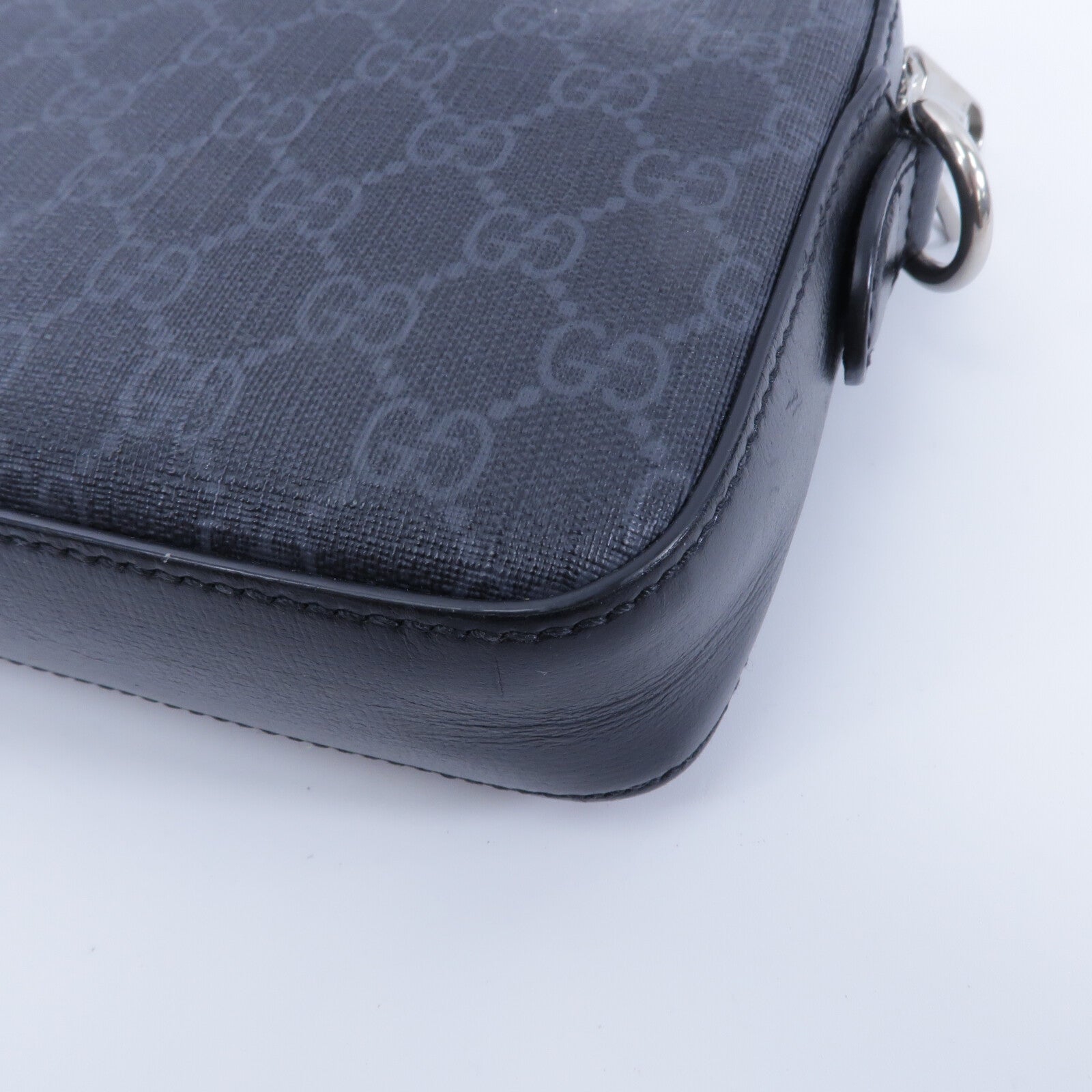 GUCCI 塗層帆布GG Supreme Shoulder Bag肩背袋