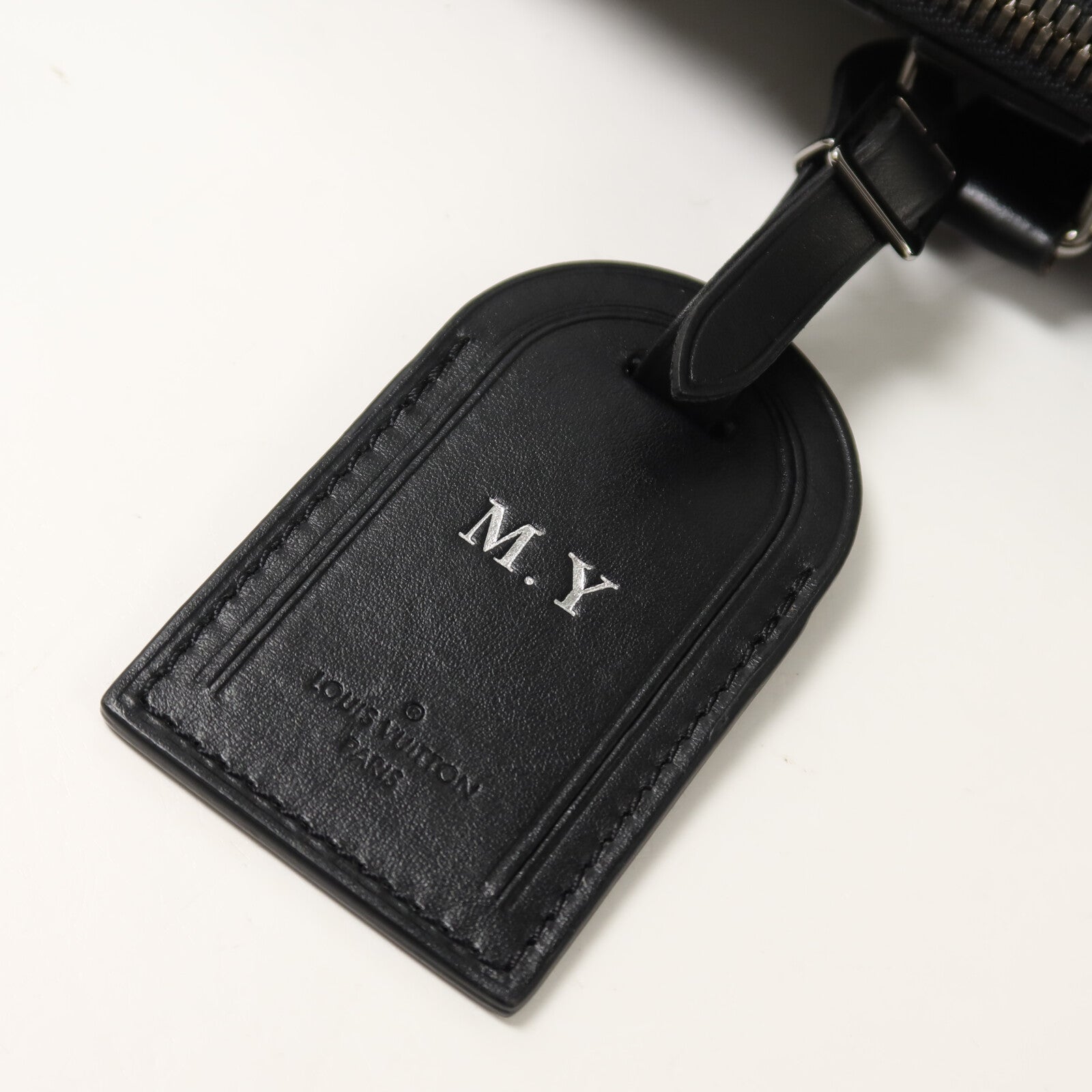 LOUIS VUITTON Monogram Eclipse Keepall Bandoulier手挽肩背兩用袋