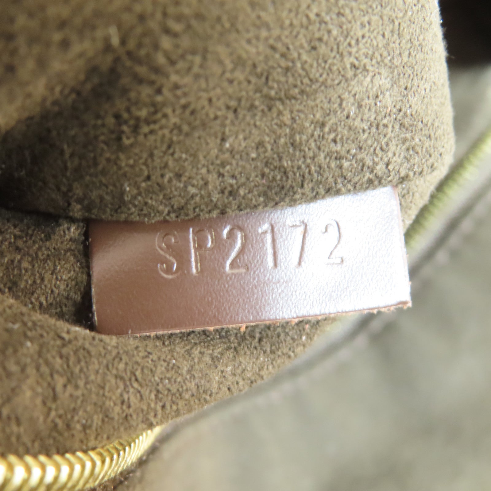 LOUIS VUITTON Damier Portobello PM金扣手挽袋