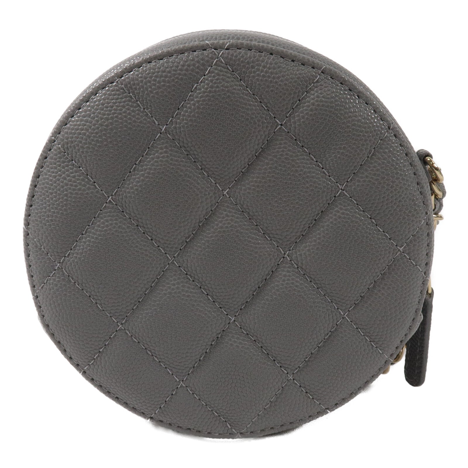 CHANEL 牛皮皮革Round Clutch With Chain鏈帶肩背袋