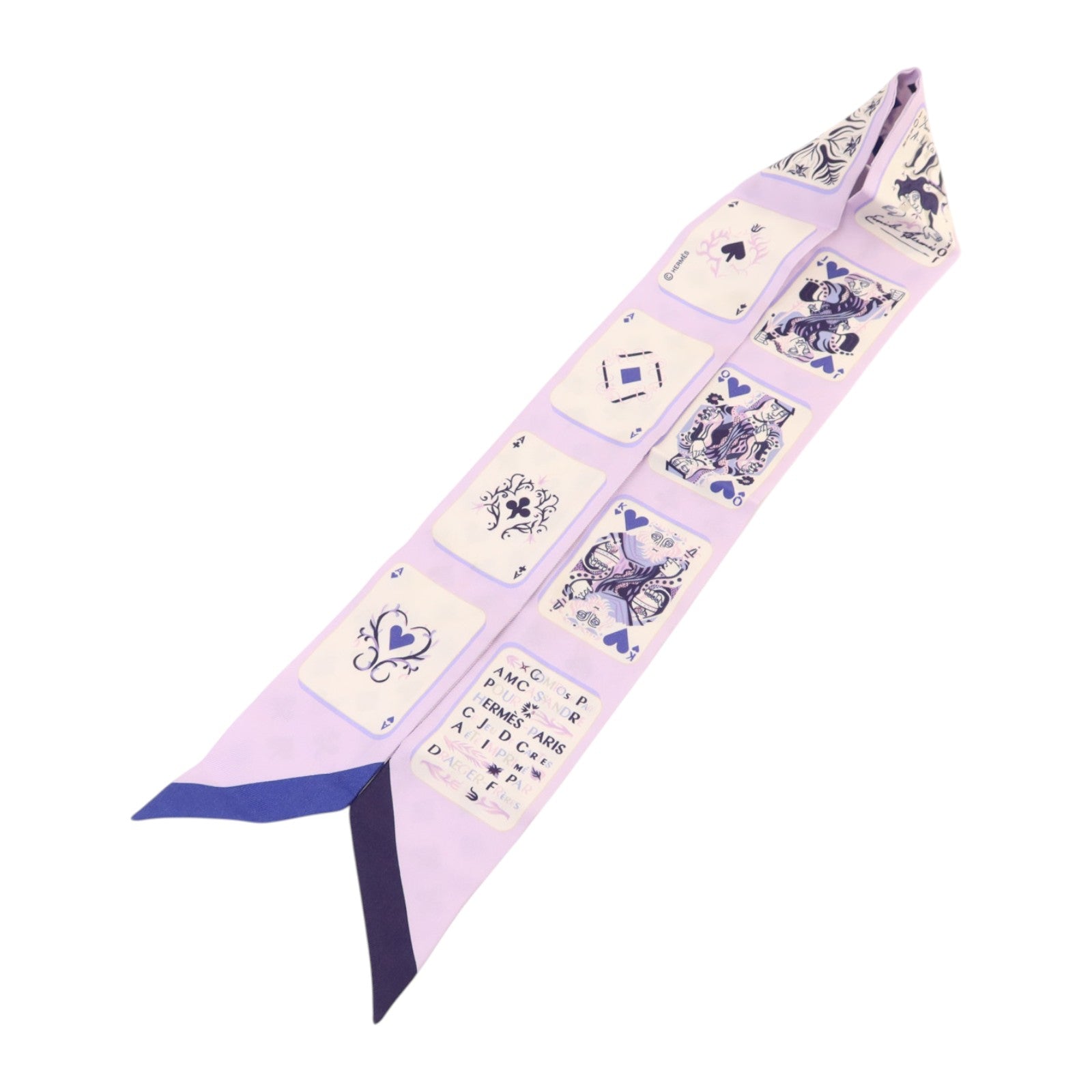 HERMES 絲質Twilly絲巾