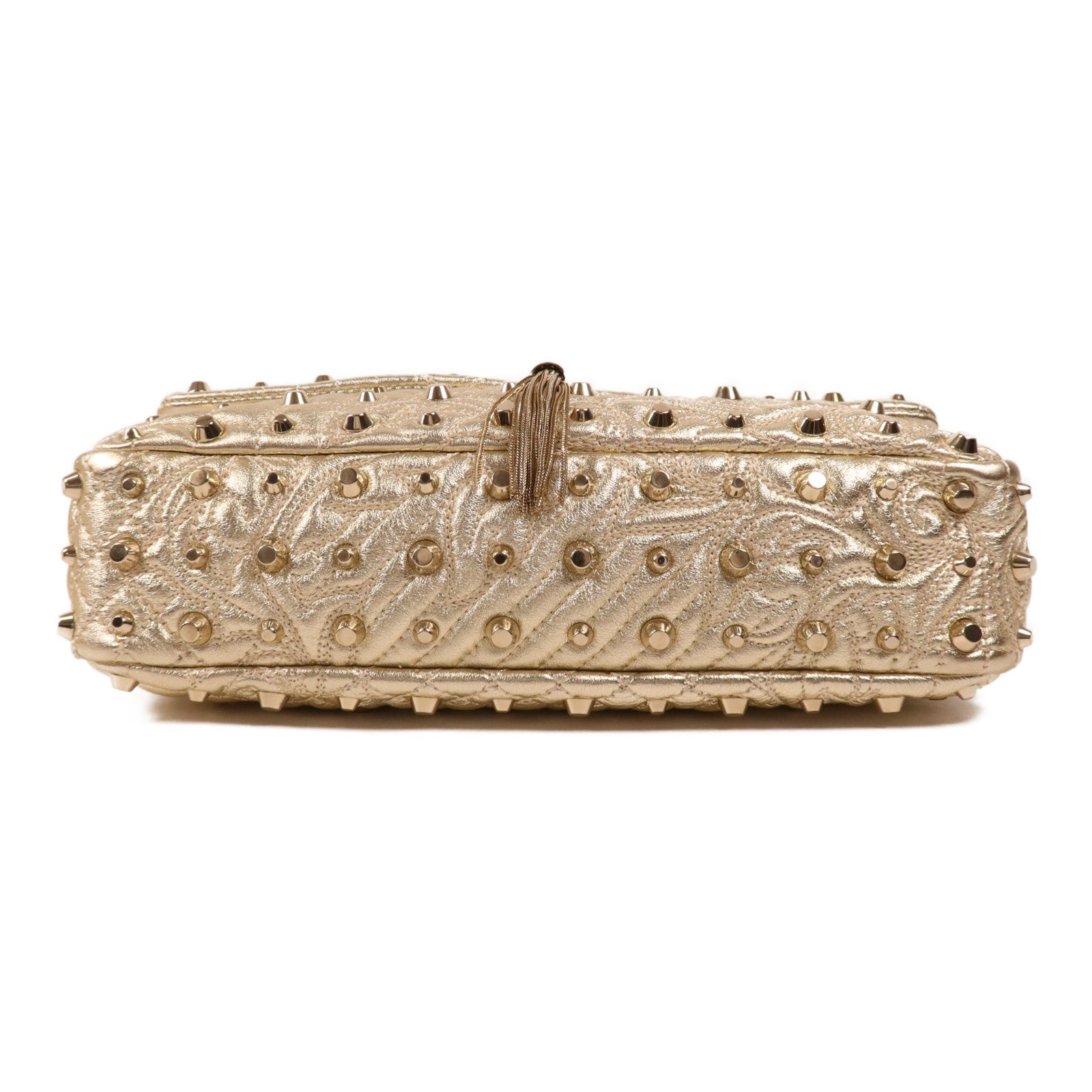 VERSACE 牛皮皮革Shoulder Bag金扣肩背袋